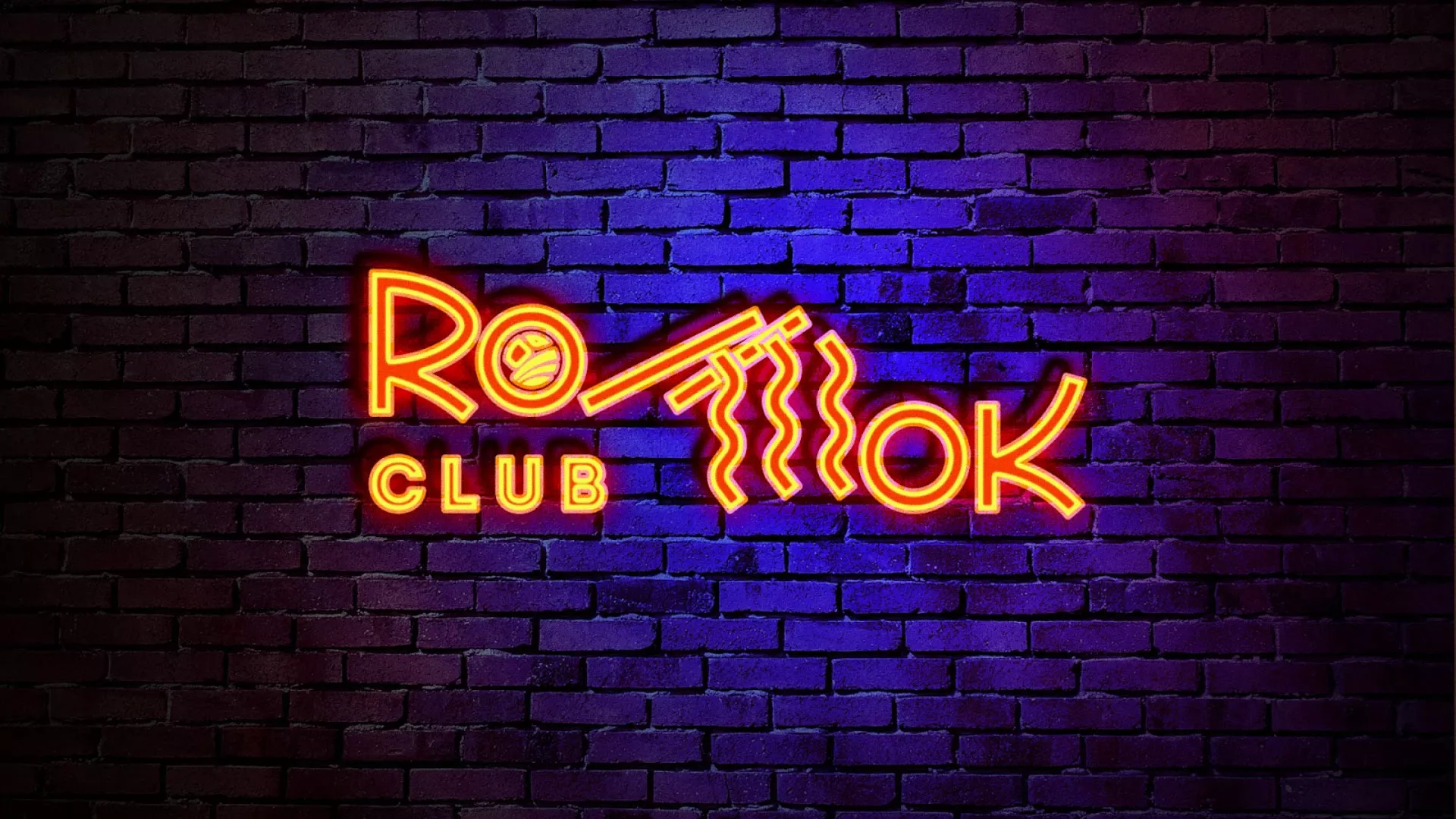 Разработка интерьерной вывески суши-бара «Roll Wok Club» в Горбатове